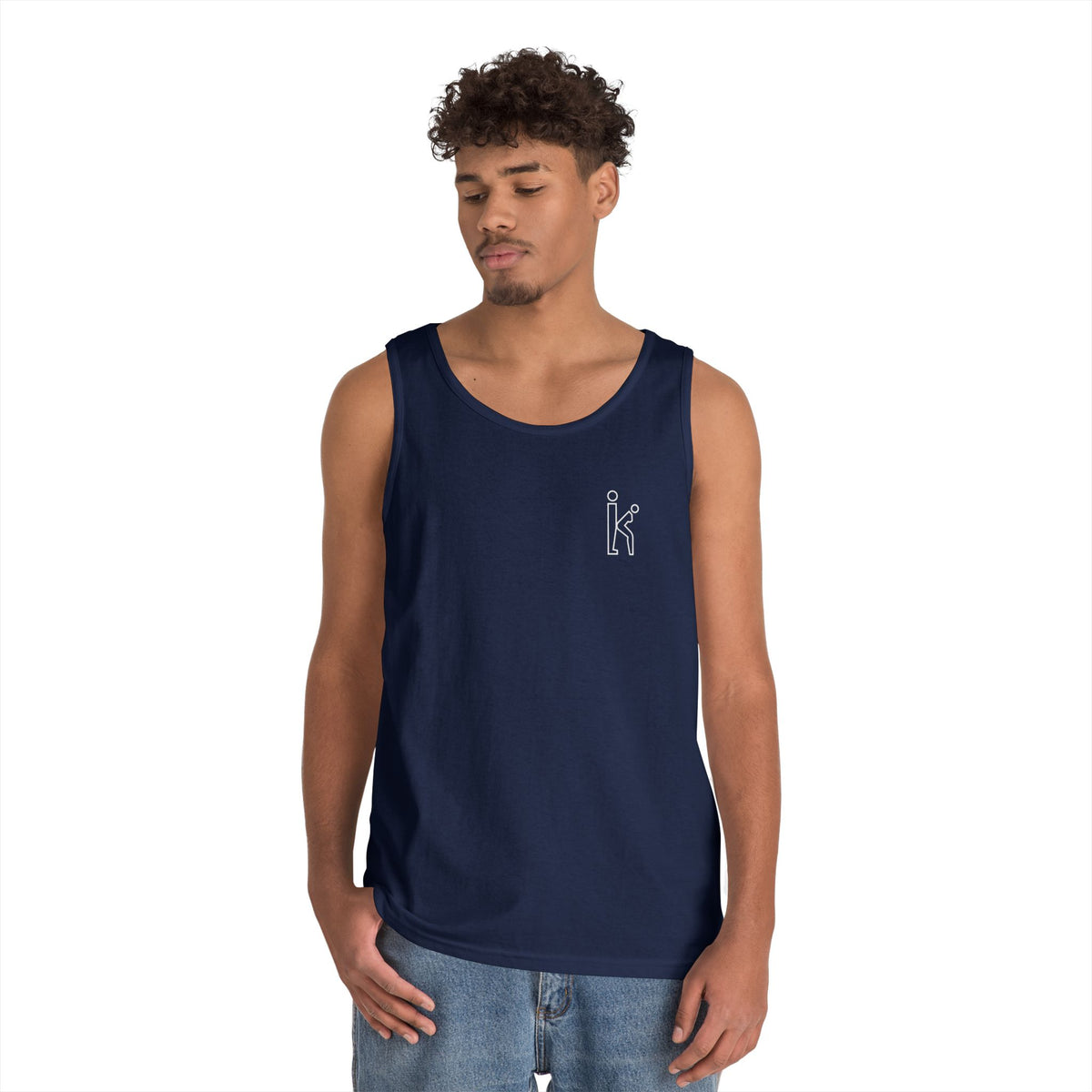 White Print Tank