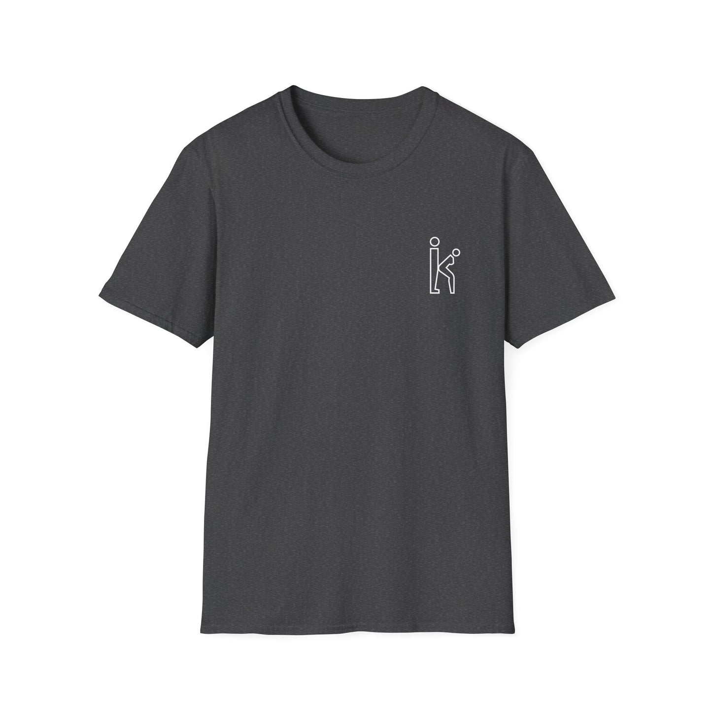 Filled White Logo Tee