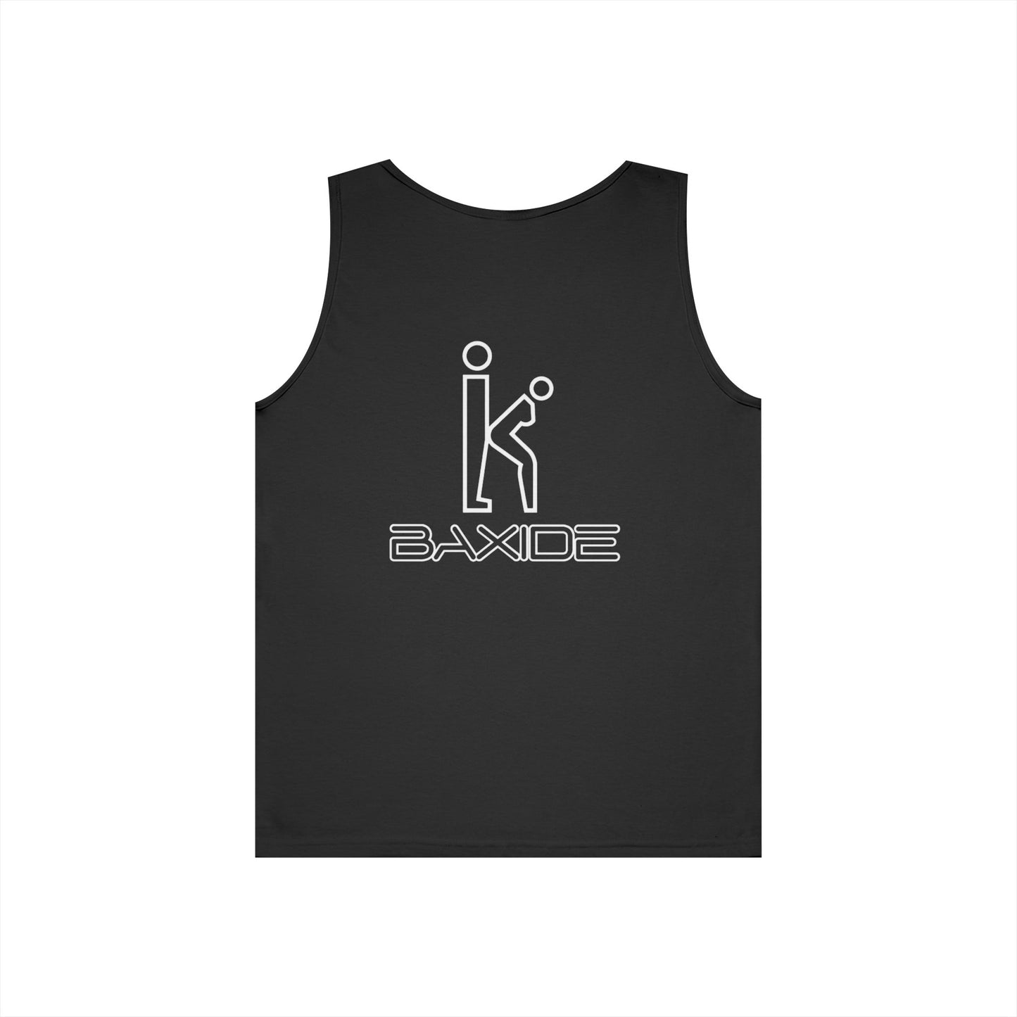 Unisex White Hollow Tank