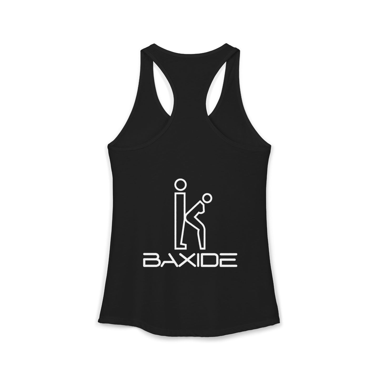 Women's White Fill Racerback