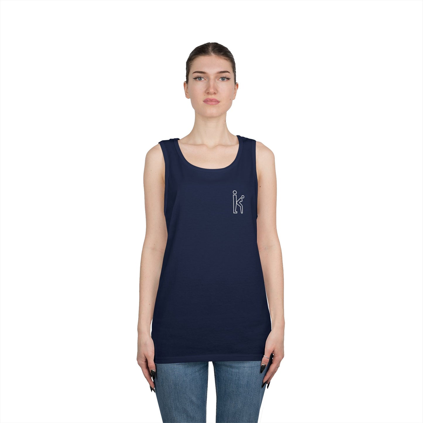 Unisex White Fill Tank