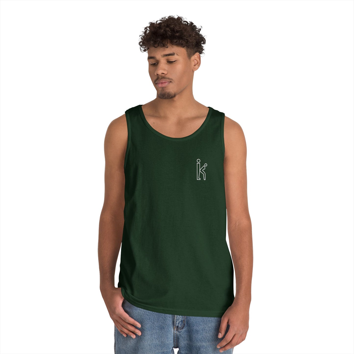 Unisex White Fill Tank