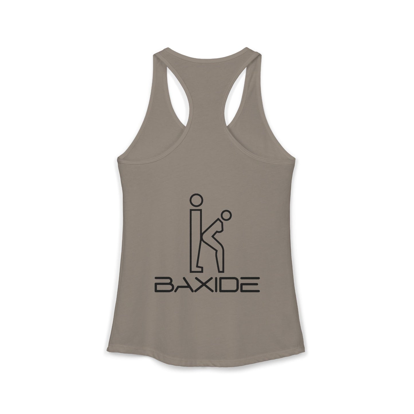 Women's Black Fill Racerback