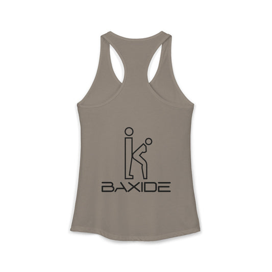 Women's Black Print Racerback
