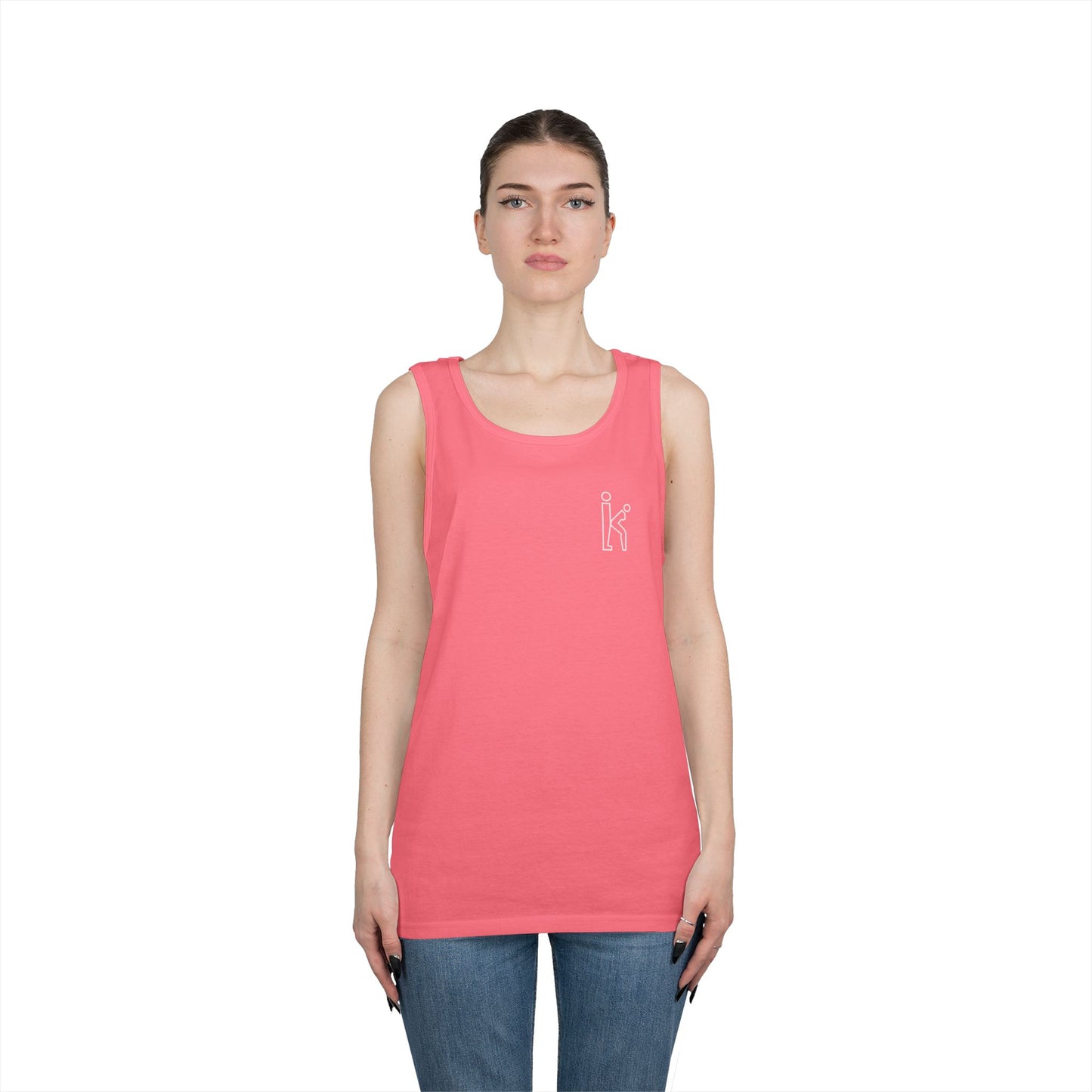 Unisex White Fill Tank