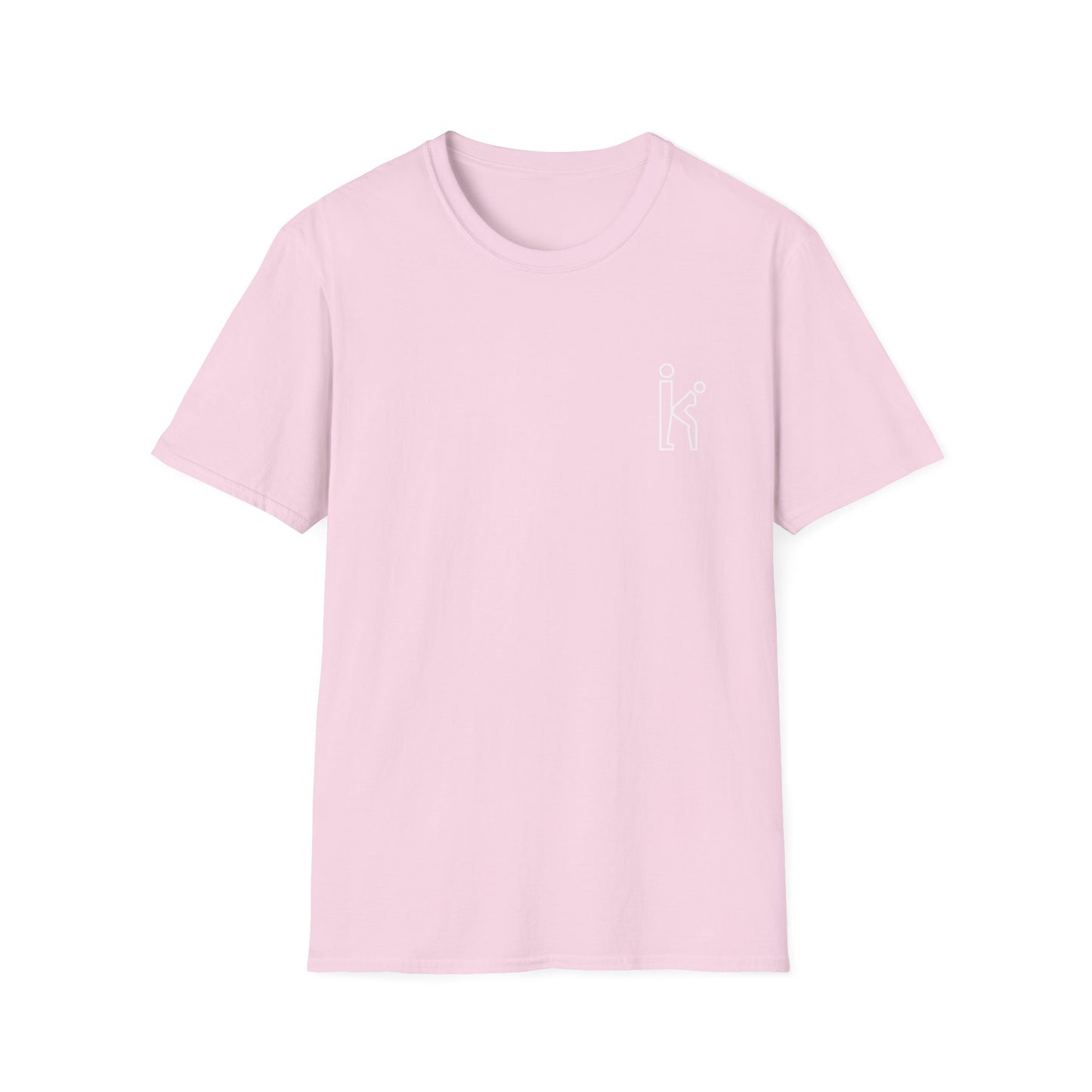 Filled White Logo Tee