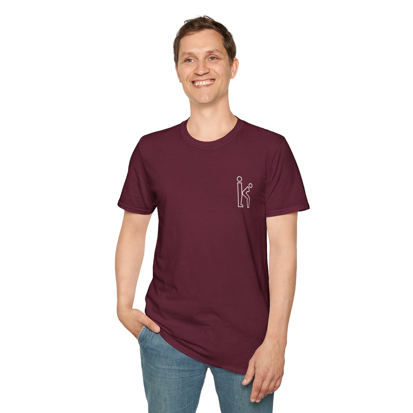 Unisex White Hollow Tee