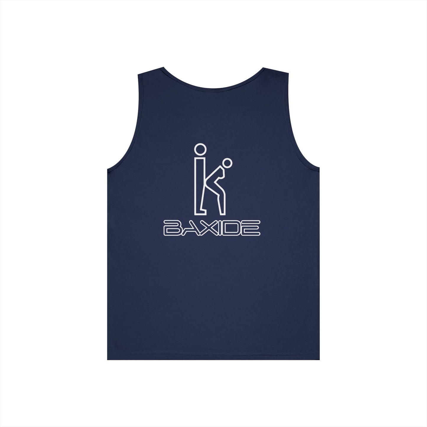 Unisex White Hollow Tank