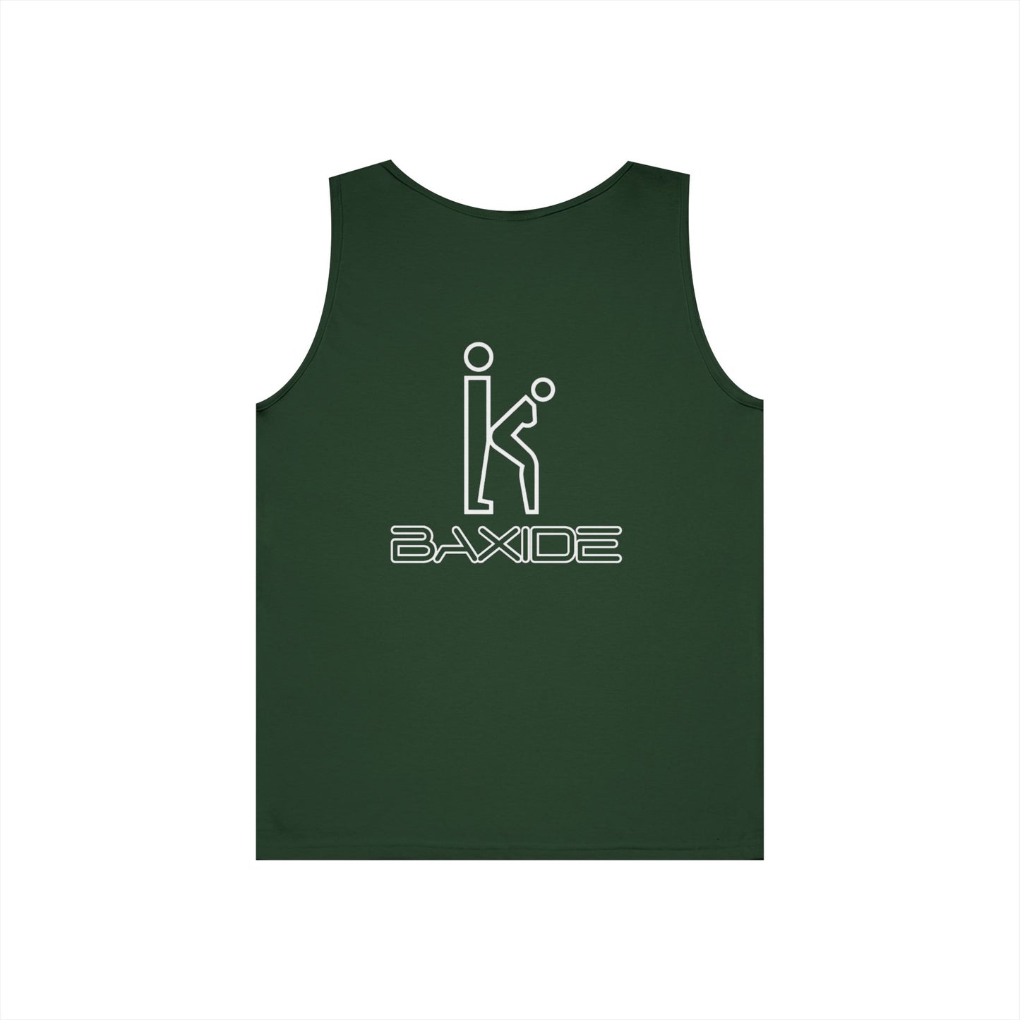 Unisex White Hollow Tank