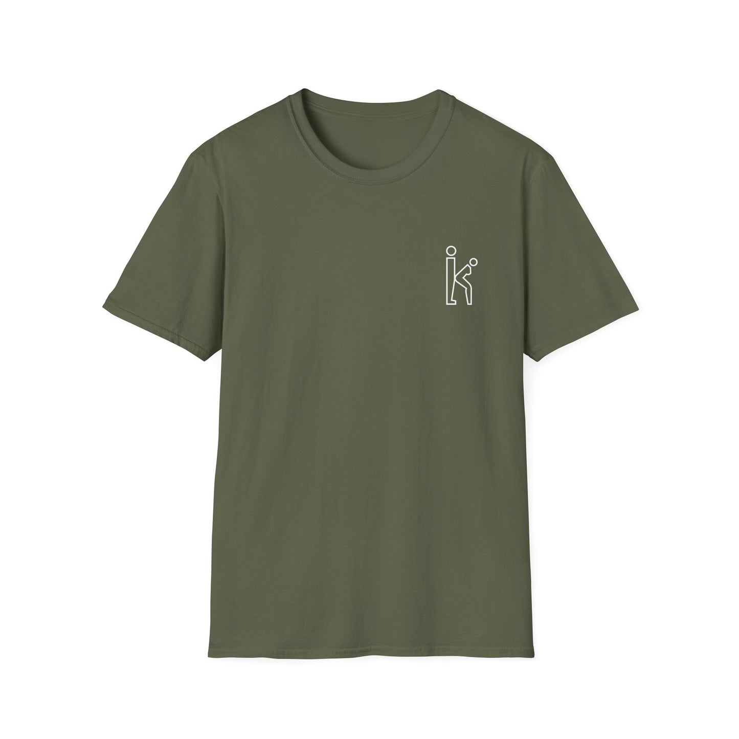 Filled White Logo Tee